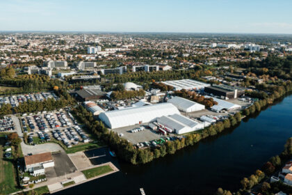 Aerial photo of Niort Parc Expo in France