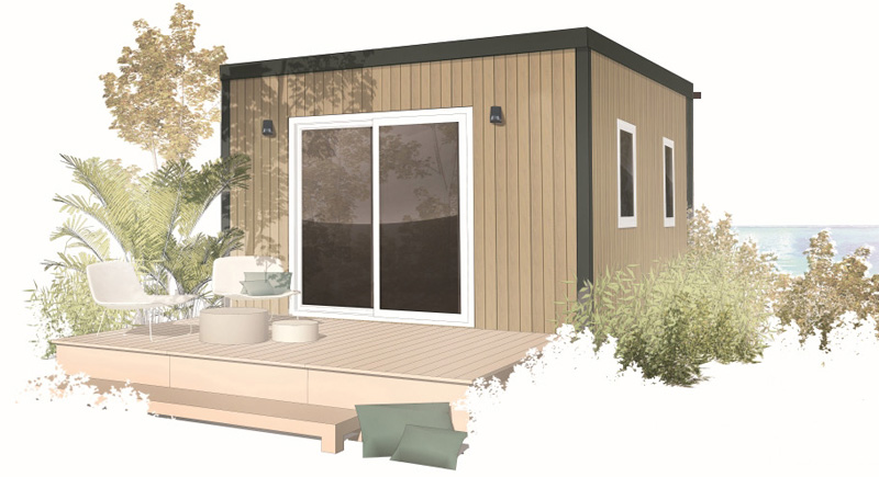 artists impression of the bhi selenia cucina bay mobile home