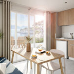 interior impression of the bhi selenia cucina bay mobile home