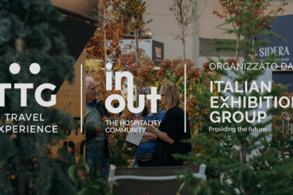 logos of inout and tgg travel experience shows